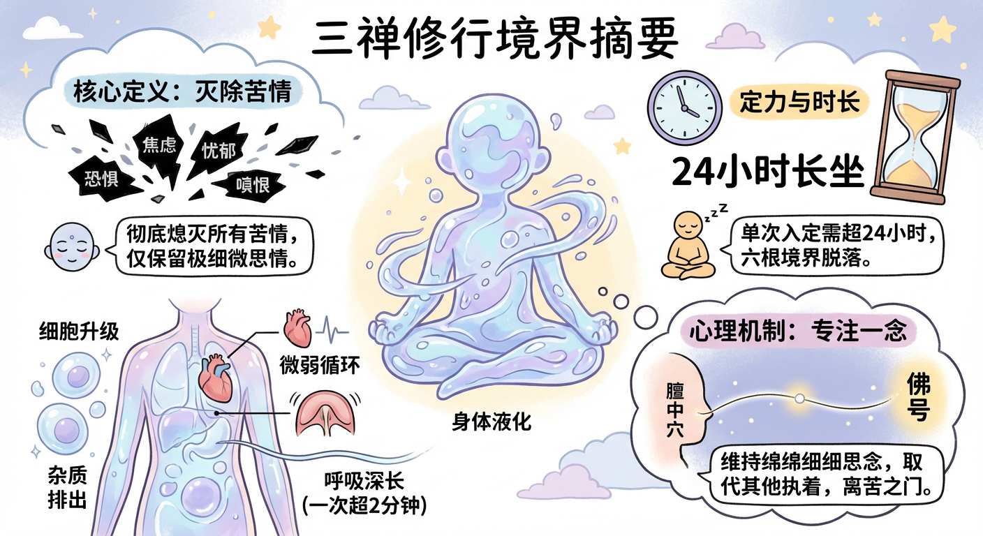 三禪(二) - 禪定境界圖解